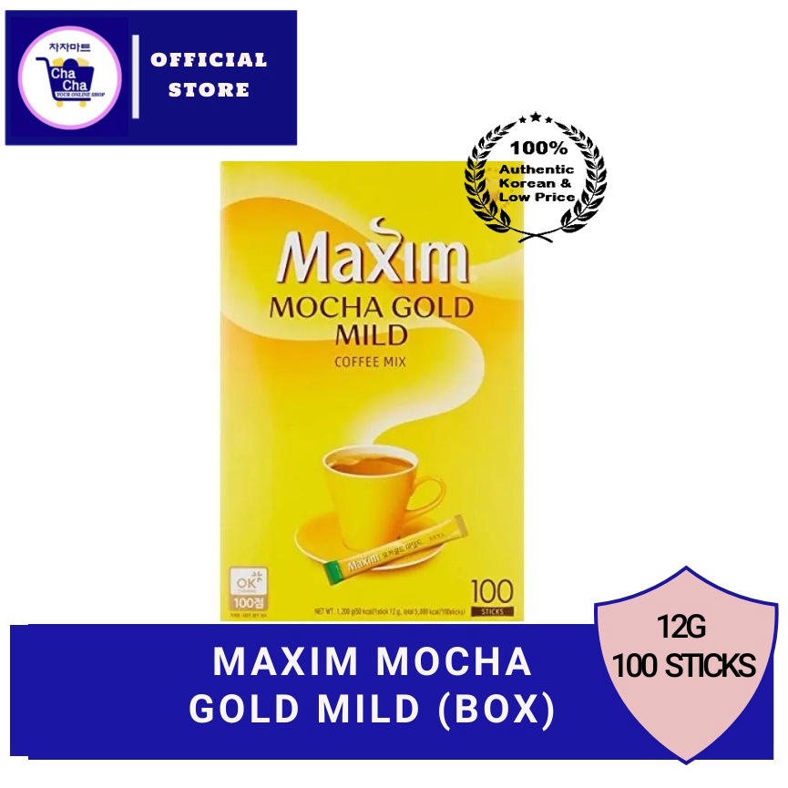 Maxim Mocha Gold Coffee Mix 100 Sticks 12g Shopee Philippines