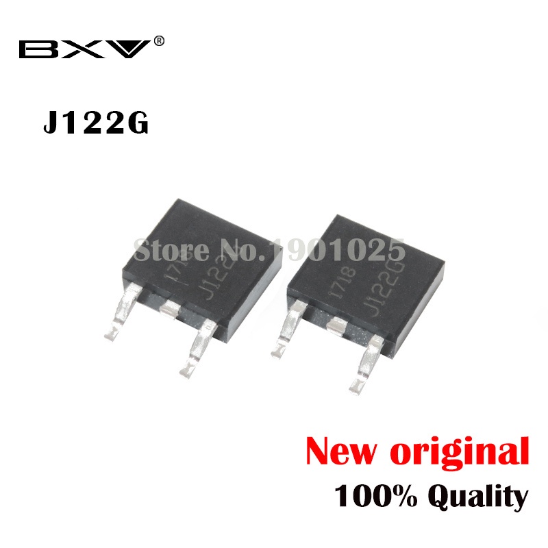 10pcs-darlington-transistor-mjd122g-mjd122t4g-mjd122-tip122-smd-sot-252
