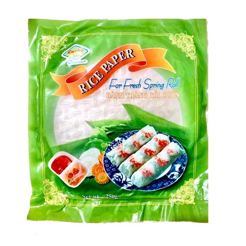 Lucky Ace Rice Paper or Vietnamese Fresh Spring Roll Wrapper (250g