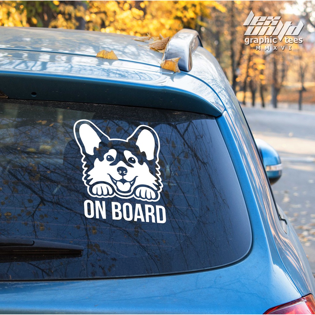 Corgi car outlet decals