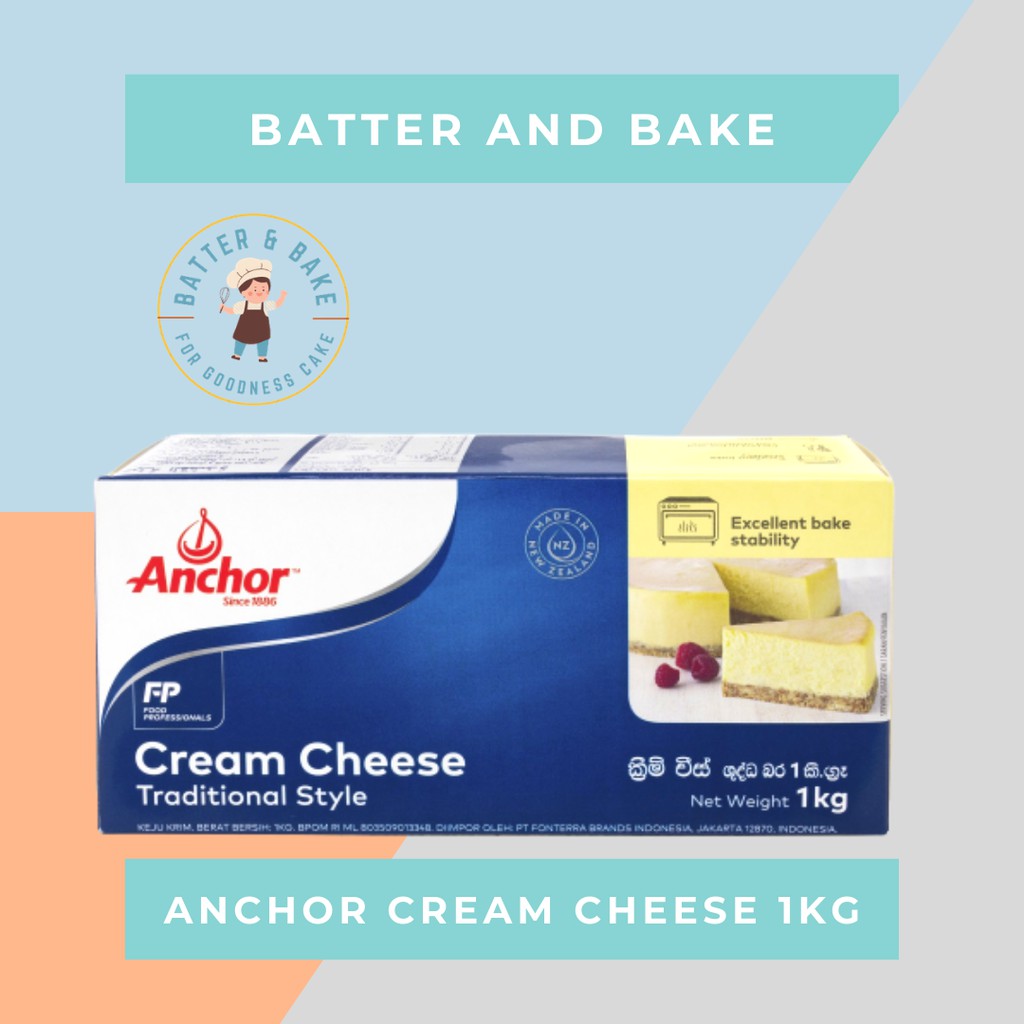Anchor Cream Cheese 1kg Exp May2024 Shopee Philippines