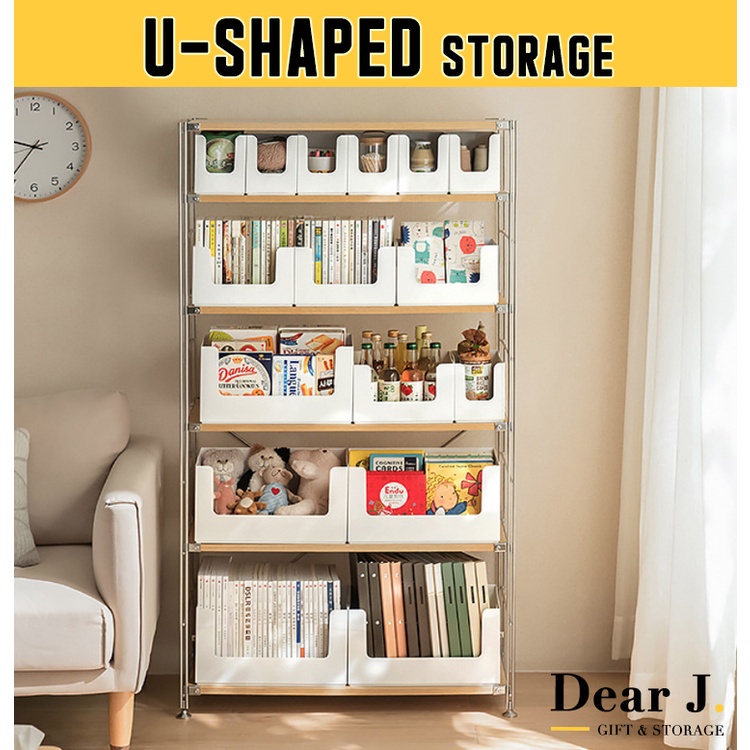 U-Shaped Stackable Storage [Dear J] | Shopee Philippines