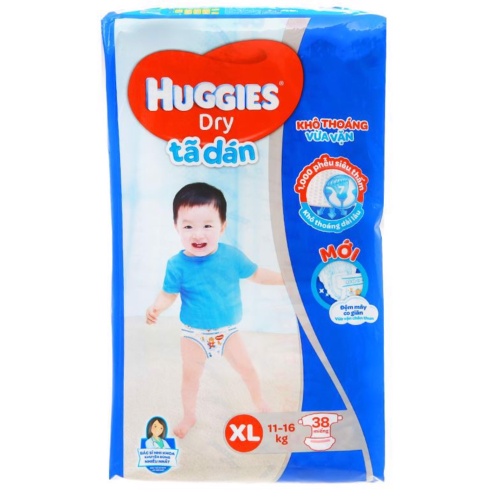Huggies Dry Diapers XL size 38 Pieces Shopee Philippines