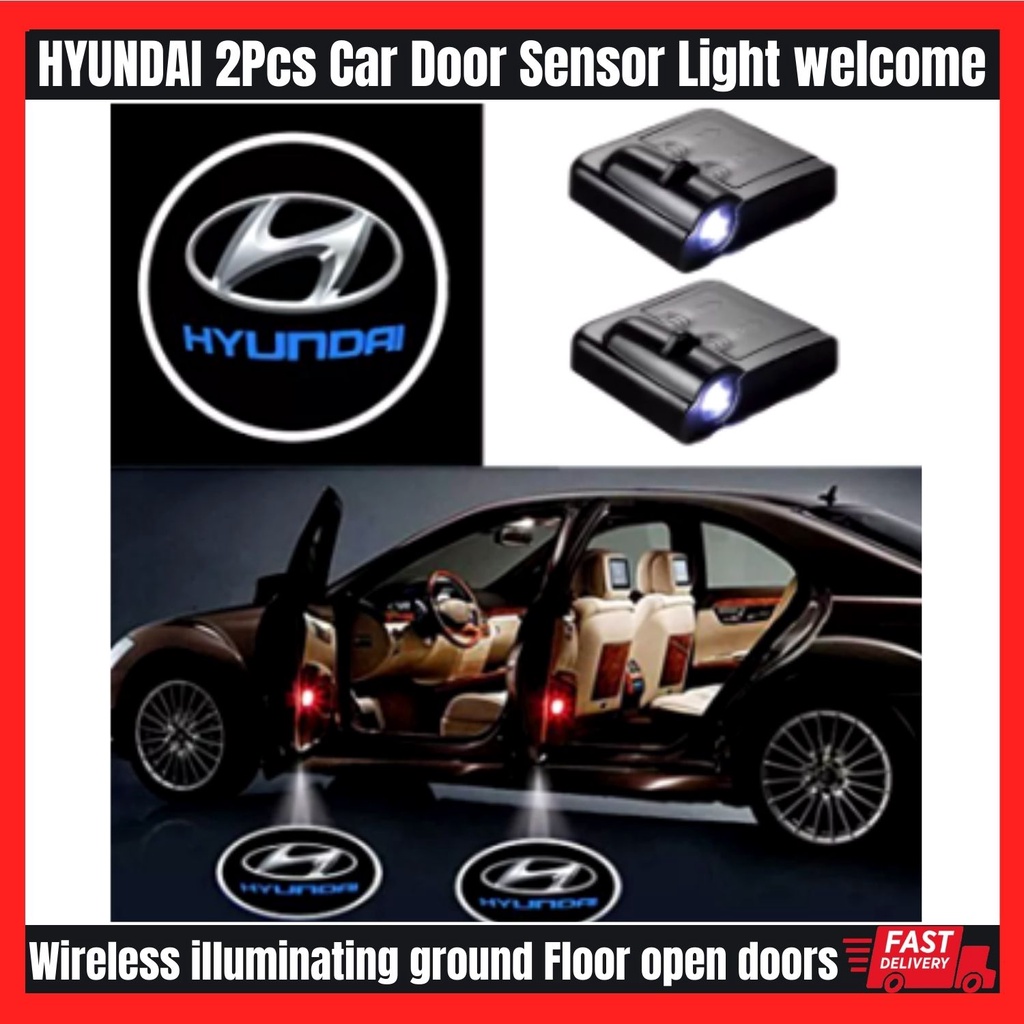 34 HYUNDAI 2Pcs Car Door Sensor Light Wireless illuminating