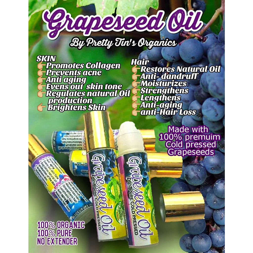 GRAPESEED OIL (100 Organic) Shopee Philippines