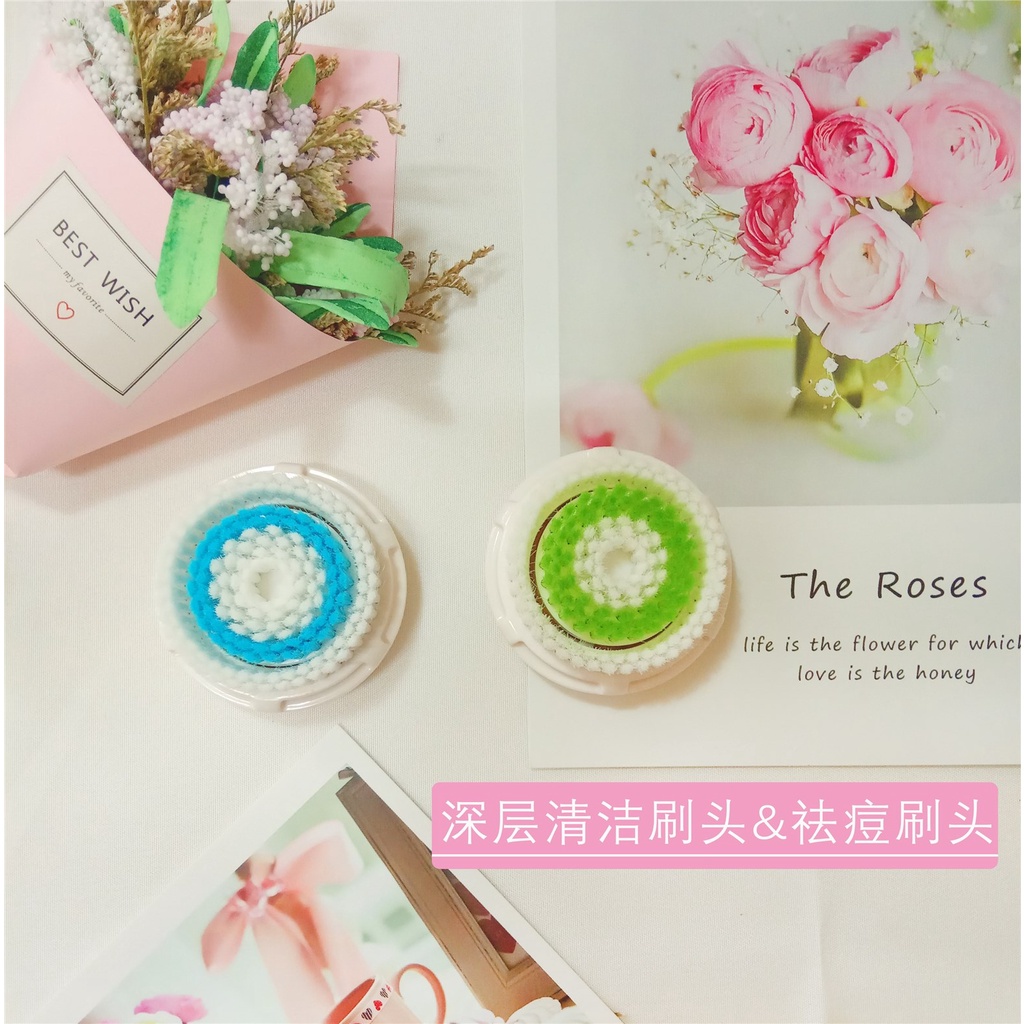 ♟Facial Cleanser Replacement Compatible with Clarisonic Brush Head