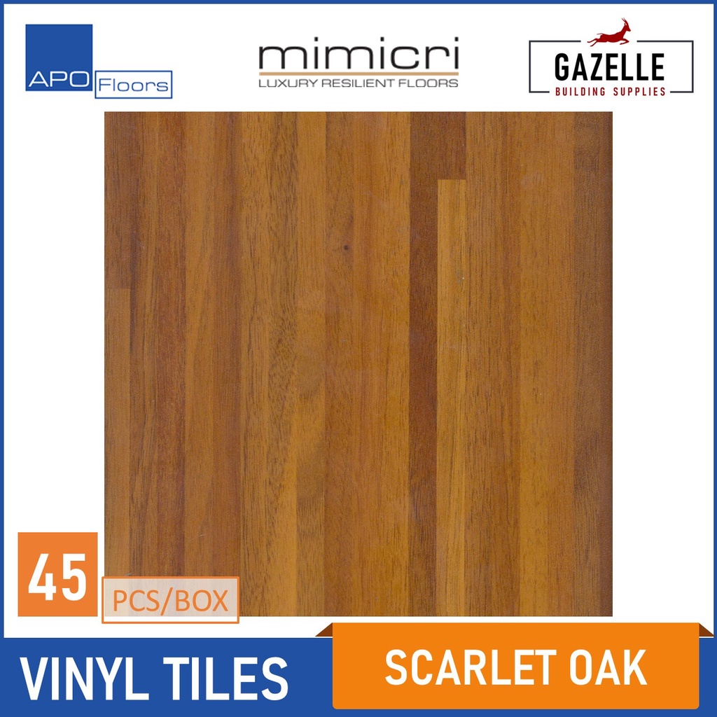 Apo Floor Vinyl Tiles Mimicri Wood, Carpet, and Stone Series 1.3mm ...