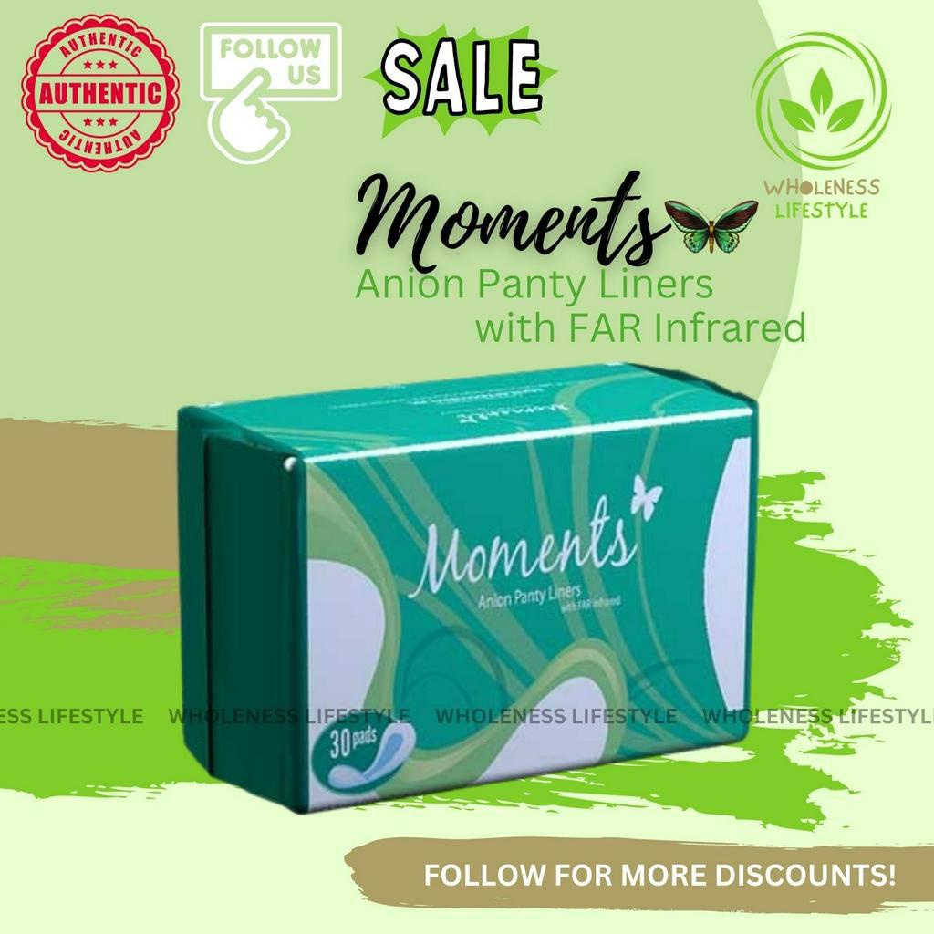 MOMENTS Anion Panty Liners (1 Pack x 30 Pads) Shopee Philippines