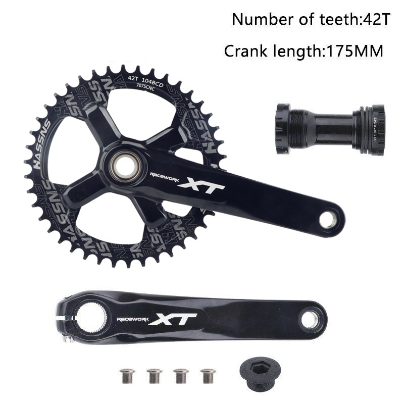 Racework Xt Crank Mtb Chainring Bcd Integrated Hollowtech Crank Set Mm Mm Crank Arms