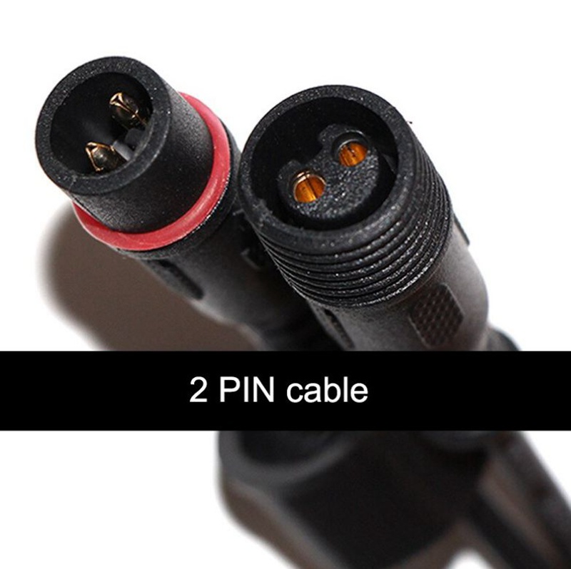 2 Pin Plug Power Connection Extension Cord Cable For Solar Light 5M ...
