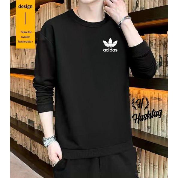 sweatshirt for women Jacket Sweatshirt Unisex Adidas Sweater for Men and Women Shopee Philippines