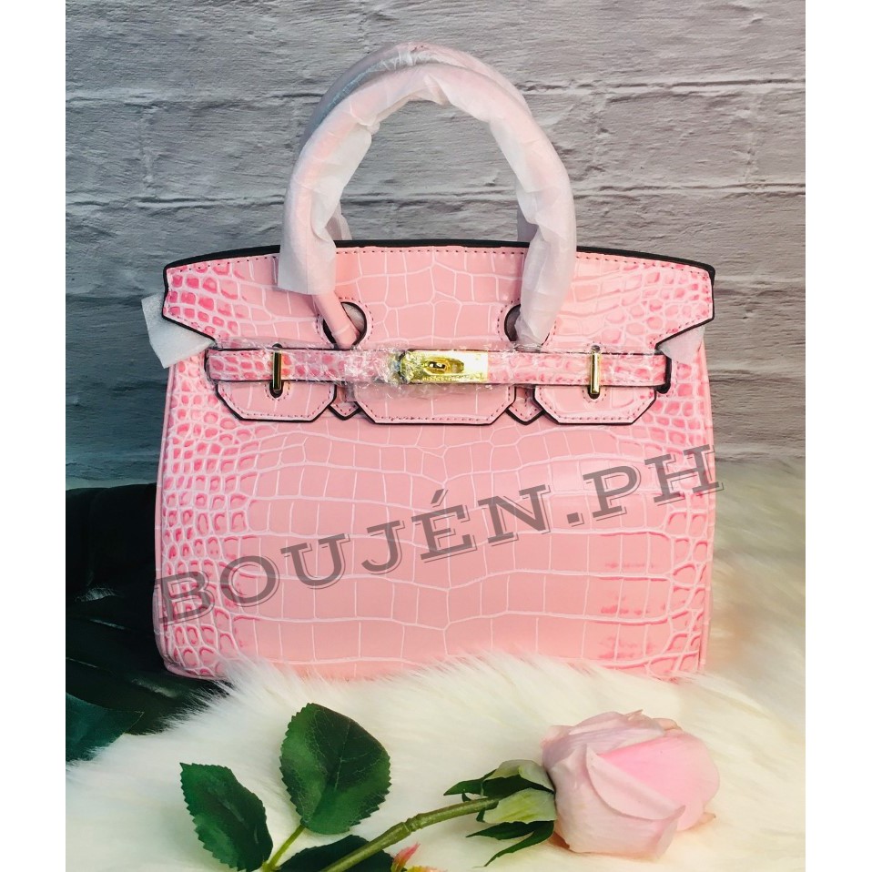 HERMES Pink Birkin with dust bag Shopee Philippines