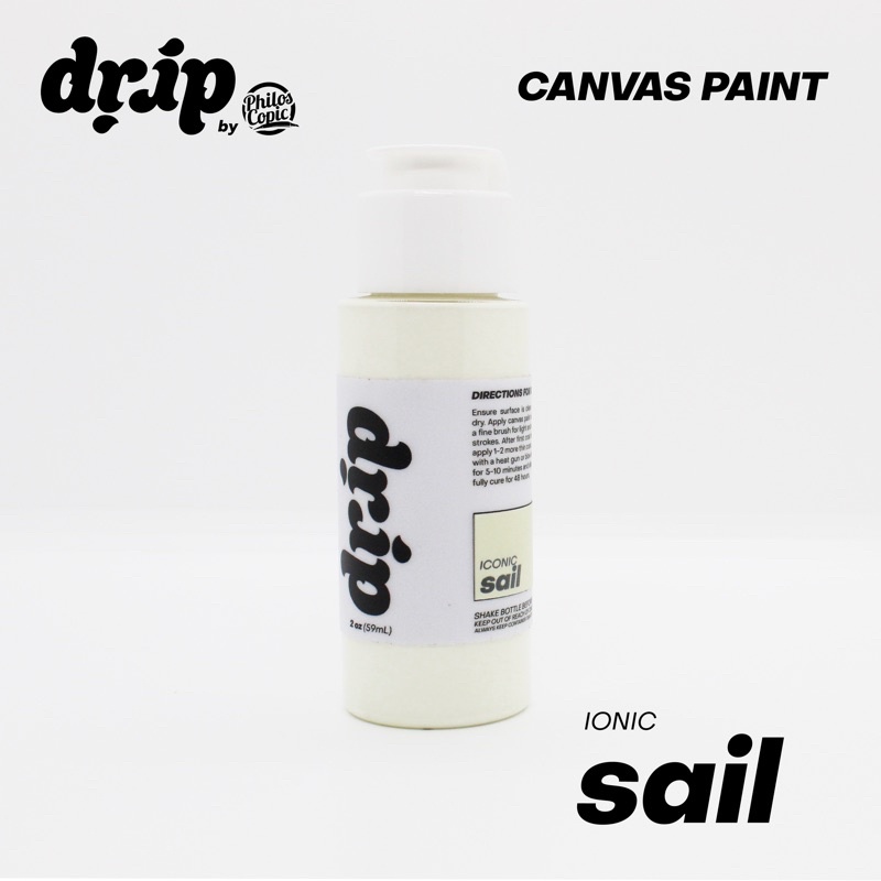 Drip Canvas / Fabric Paint ICONIC Colors, Shoe Paint, Acrylic