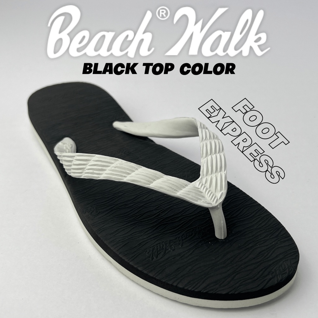 Beach walk store slippers black