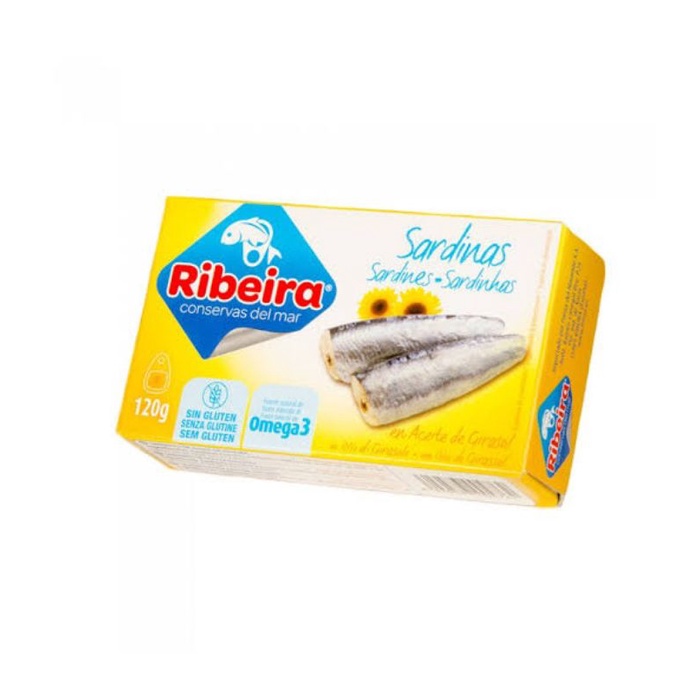 Spanish Sardines in Sunflower oil and tomato Glutenfree 120g Shopee