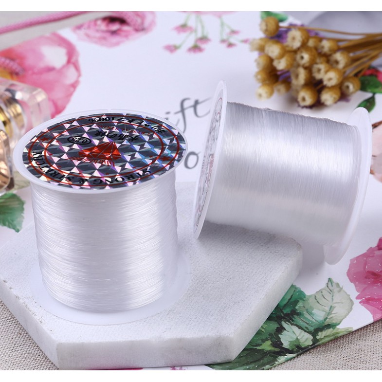 DIY beading material accessories transparent thread hand line crystal ...