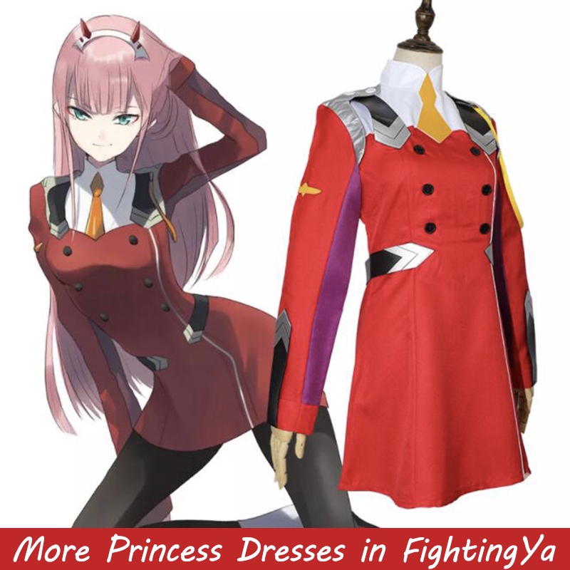 DARLING 02 Zero Two Cosplay Costume DARLING in the FRANXX Anime Cosplay ...