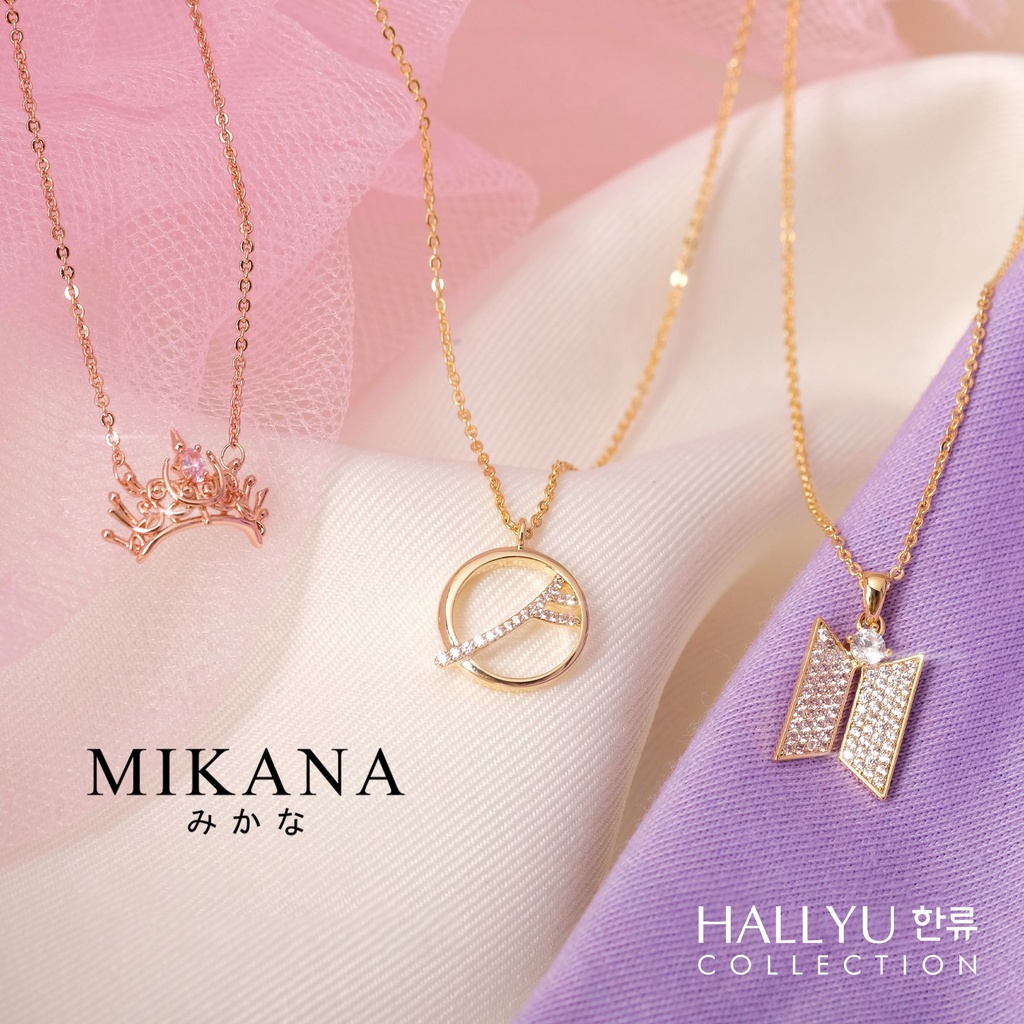 Mikana Gold Plated Hallyu Kpop ARMY BLINK Inspired Collection Necklace ...