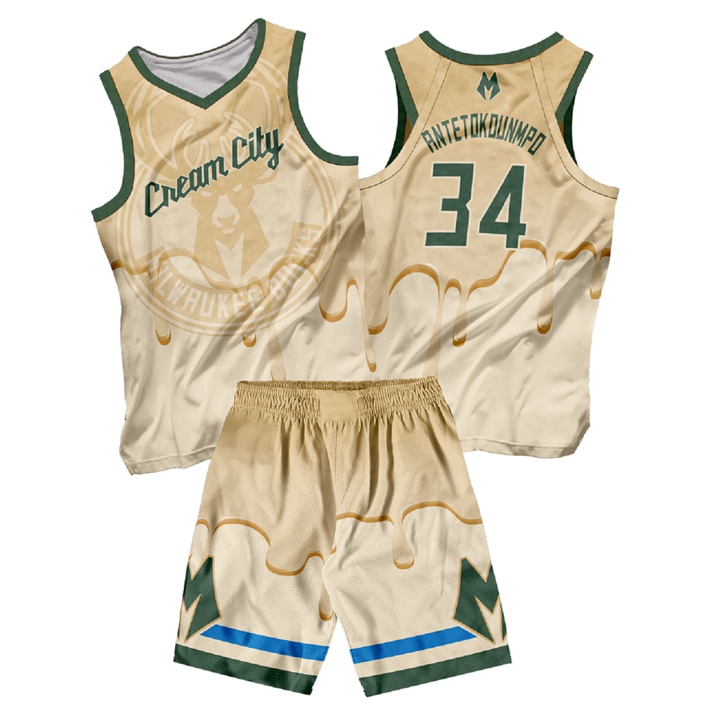 Cream nba hot sale jersey