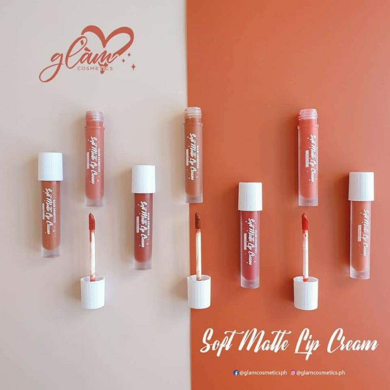 (COD)SOFT MATTE LIP CREAM by Glam Cosmetics | Shopee Philippines