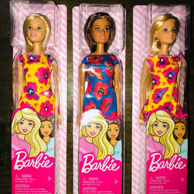 CLEARANCE - Color Your Own Dress Collection - Flower Print Barbie Dress