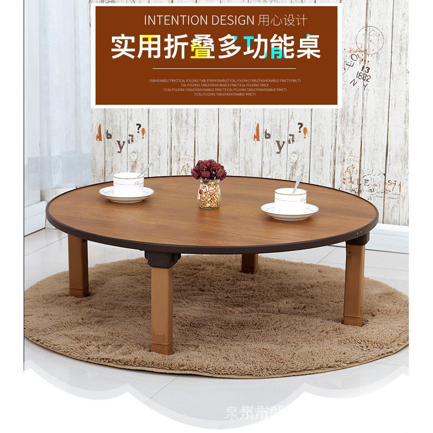 Korean Style Folding Table Dining Small Round Square Tatami Bay Window