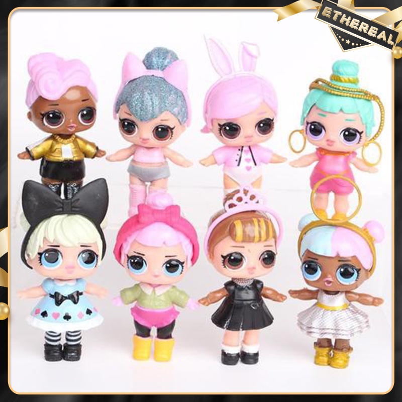 6Pcs/Set 8Pcs/Set Surprise LOL doll figure Gift For Girls Plastic ...