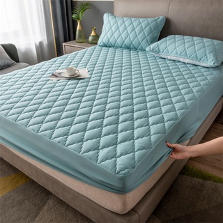 Quilted Embossed Waterproof Mattress Protector Fitted Sheet Waterproof Bed  Cover with Elastic