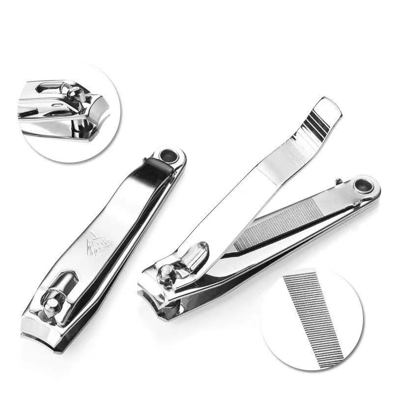 Nail Clipper Household Flat/Nail Cutter with filer Stainless Steel ...