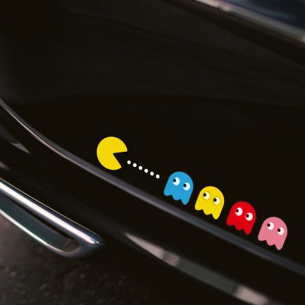 Sticker Car Laptop Motorcycle Notebook Mug Wall Pacman Video Games ...