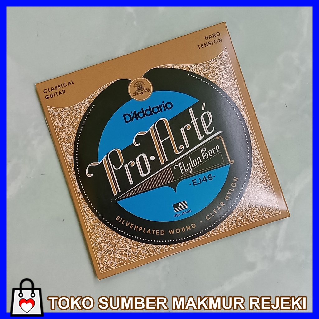 Daddario EJ46 Classic Nylon Nylon Guitar Strings One Set Original