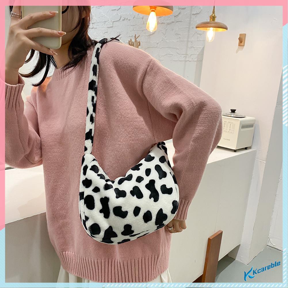 Cow print side discount bag