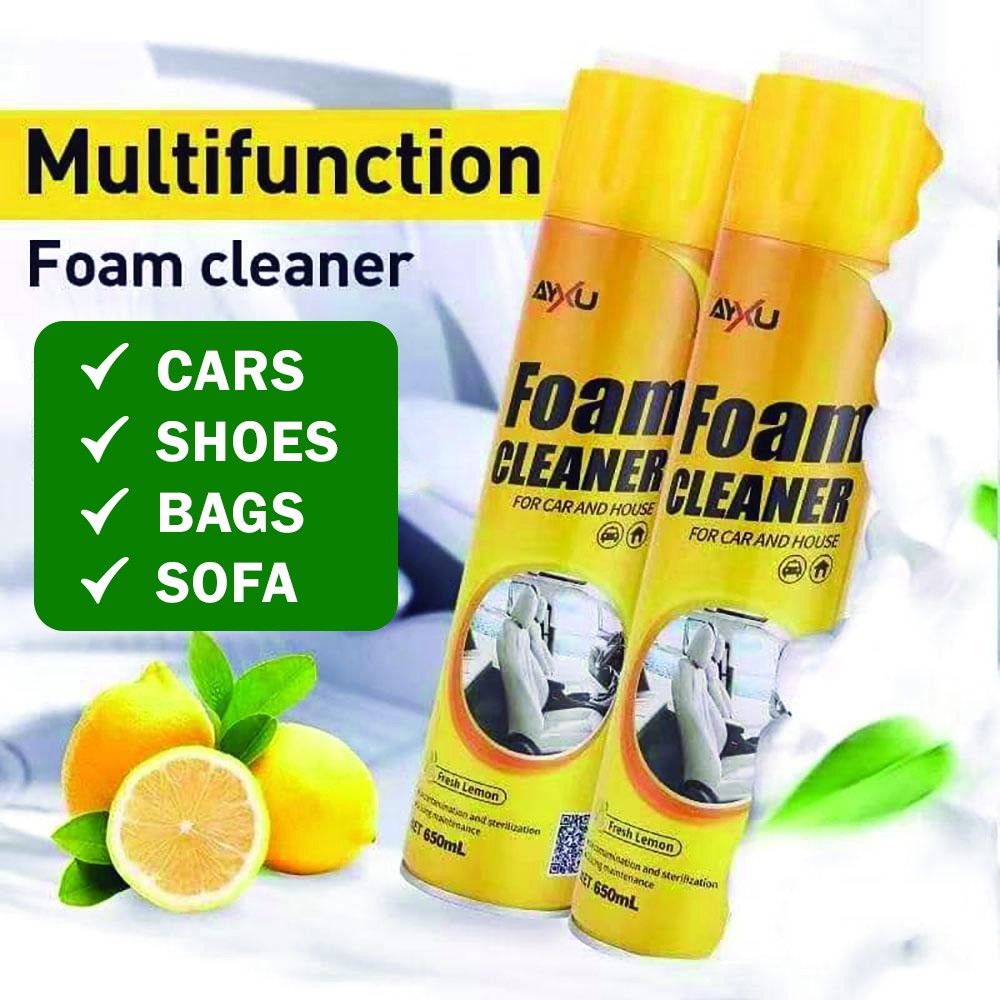 ORIGINAL] Foam Cleaner for Car and House 650ML Spray to Clean | Shopee  Philippines