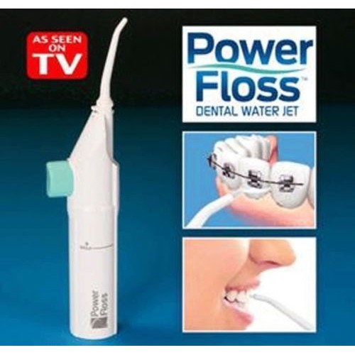 Power Floss Dental Water Jet As Seen On TV Teeth Cleaning Flusher Air Powered Shopee Philippines