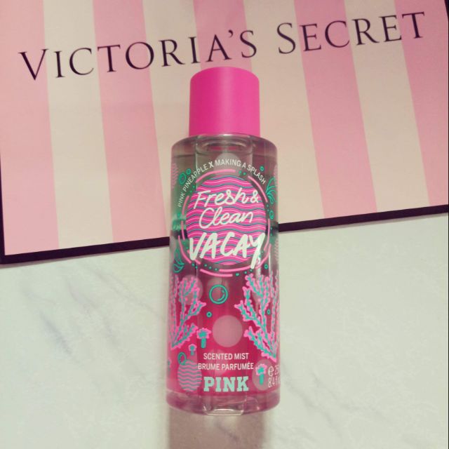 Pink fresh and best sale clean vacay body mist