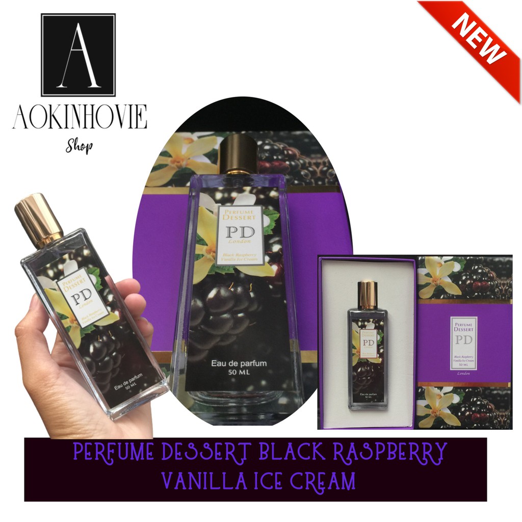 Perfume Dessert By London Black Raspberry Vanilla Ice Cream 50ml Gourmand Shopee Philippines 7449