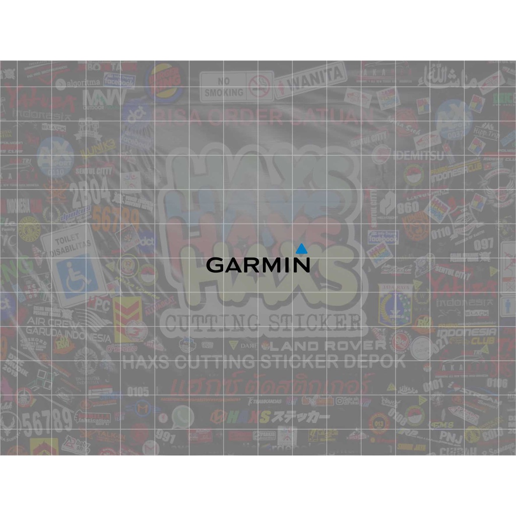 Garmin Cutting Sticker Size 3 Cm for Motorcycles & Cars | Shopee ...