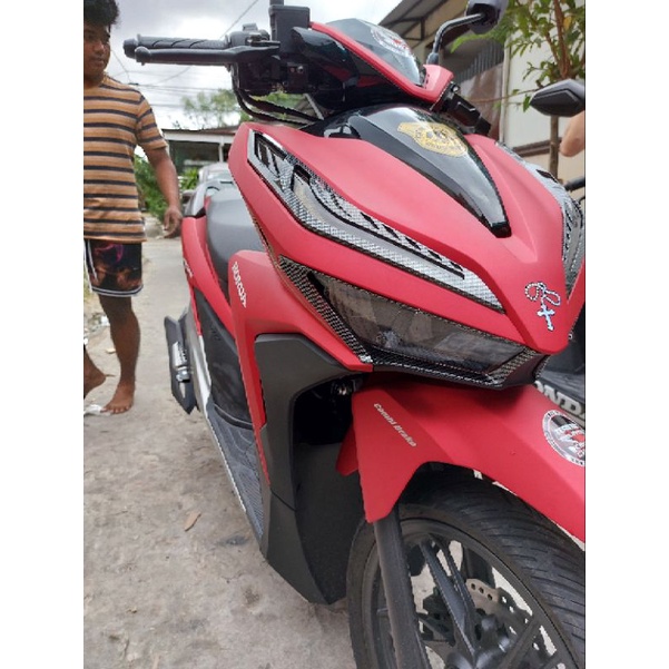 Honda Click 3 in 1 Carbon garnish (Click V2 V3 V4 125i &150i / Click ...