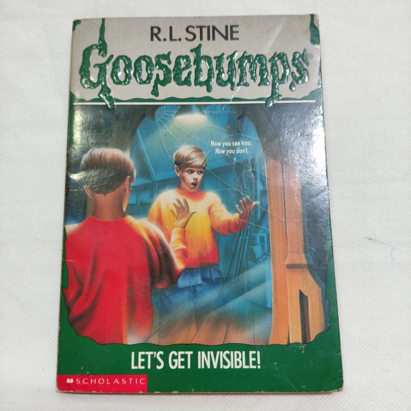 Novel Goosebumps R.L.Stine - let's get invisible (english version ...