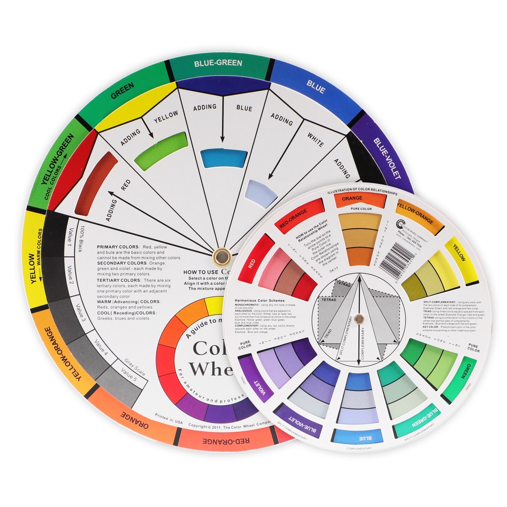 1pc Professional Tattoo Eyebrow Pigment Color Paper Card Wheel Mix ...
