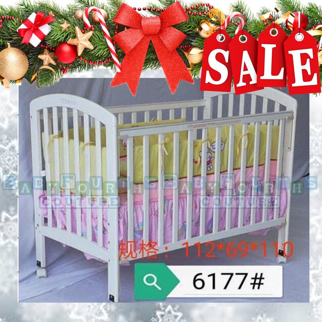 COD Baby Crib High Quality Solid Wood Crib Shopee Philippines