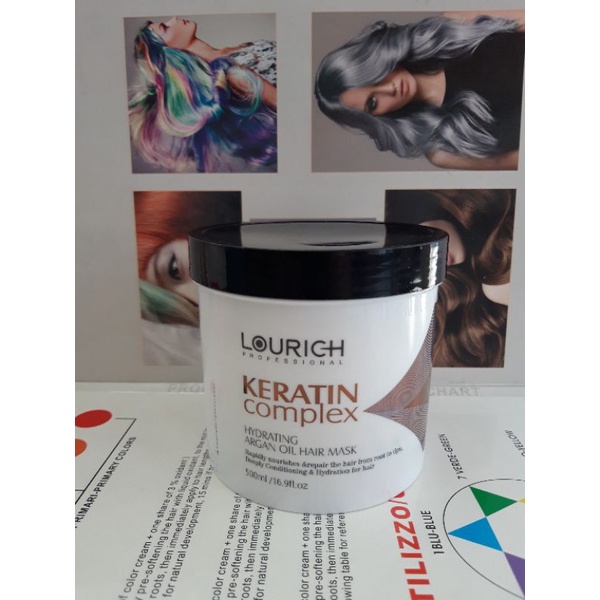 Lourich keratin complex hydrating argan oil hair mask / shampoo / conditioner / dandruff shamp