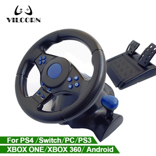 Gaming Racing Wheel Xbox One Steering Wheels Driving Sim Car Simulator  Volante PC Pedals and Paddle Shifters for PC, Xbox Series X S, Xbox360,  PS4, PS3, Switch, Android TV 