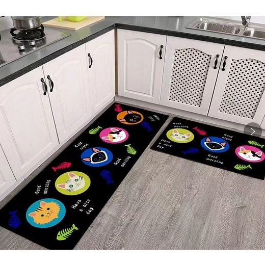 2pcs Kitchen mat, doormat, rug, bathroom carpet, Anti-Slip mat 2pcs ...