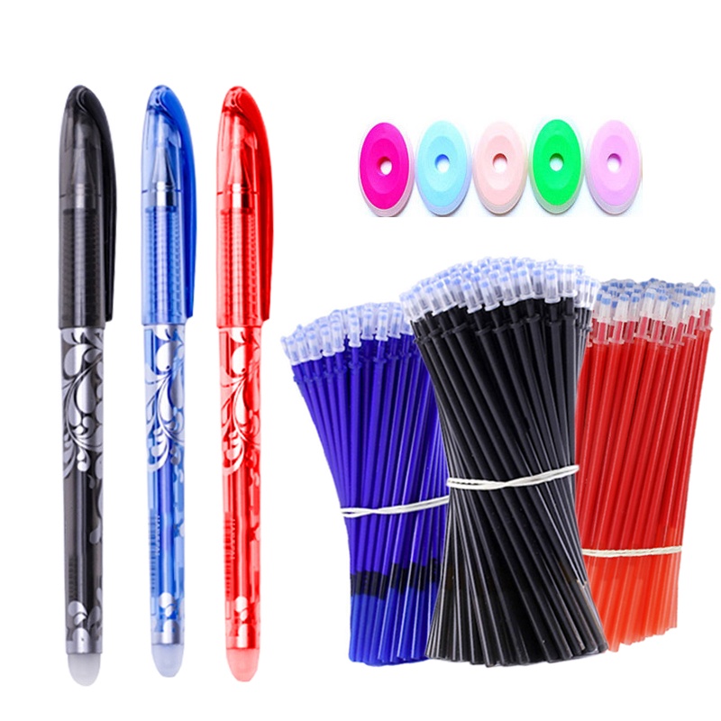 55 pcs Erasable Gel Pen Set Free 2 Erasers Various Sets Optional Erase