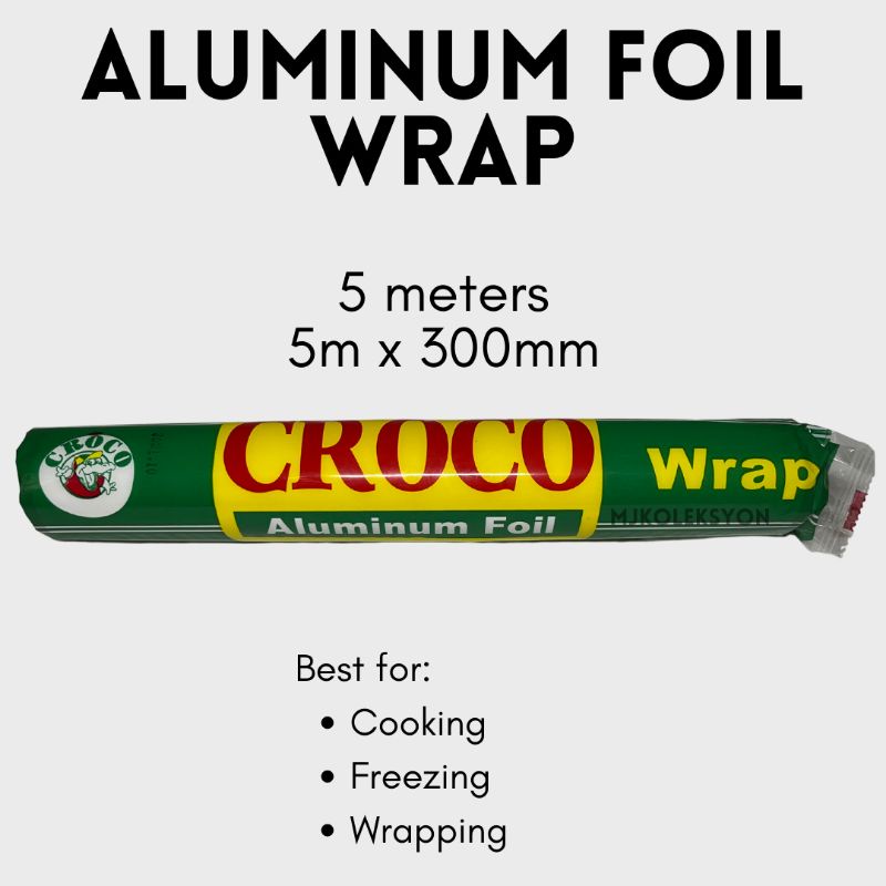 Aluminum foil Sampler Size for Cooking Baking Burger Wrapper | Shopee ...