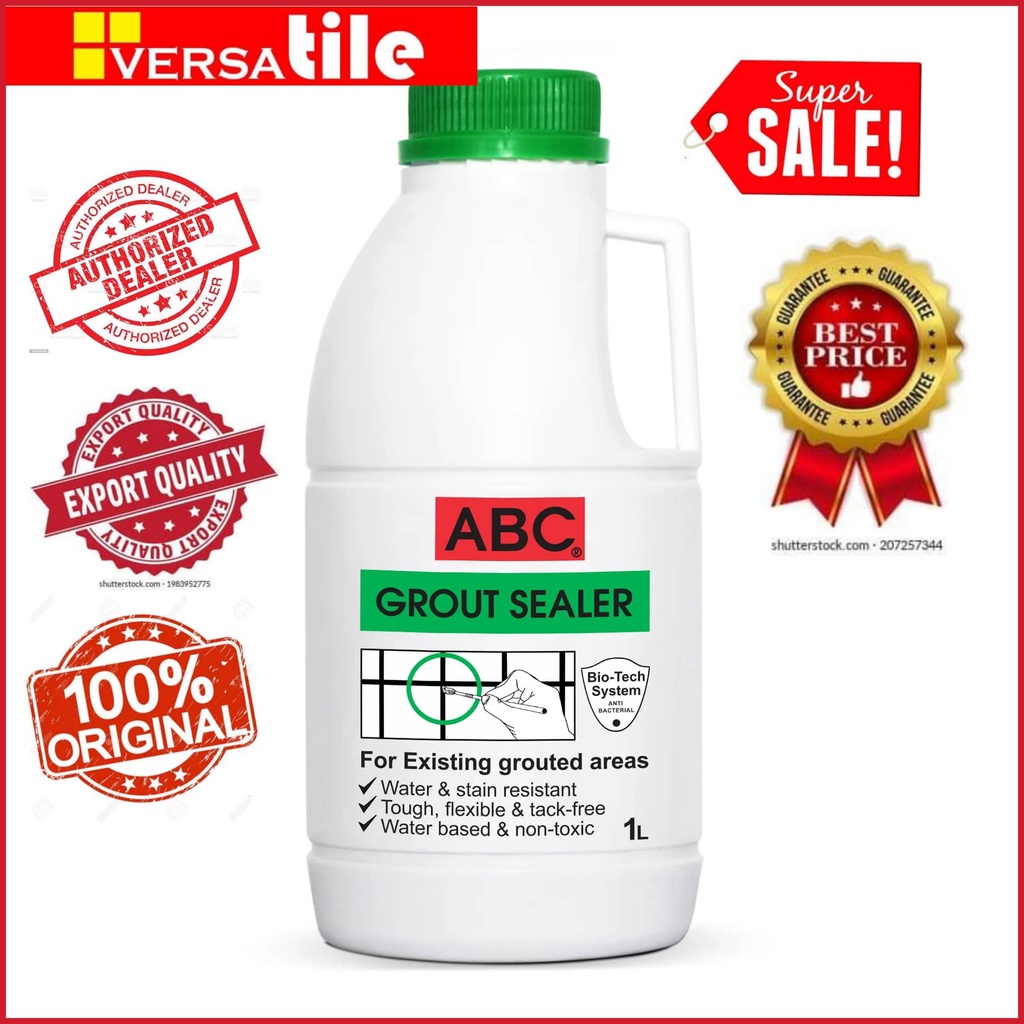 ABC Tile Grout Sealer 1 Liter with free brush! | Shopee Philippines