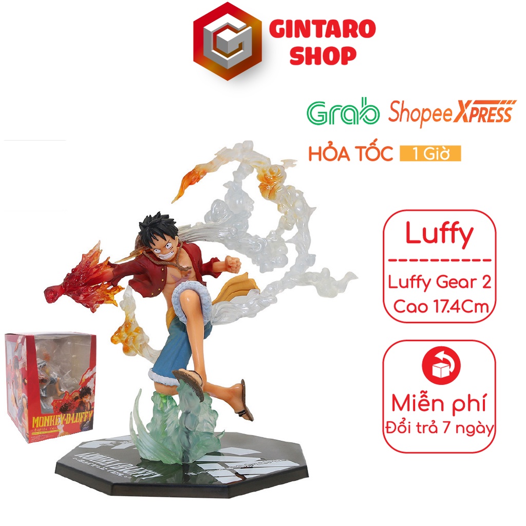 Luffy Gear 2 haki F.zero Full Box effect model, One Piece Luffy GINTARO ...