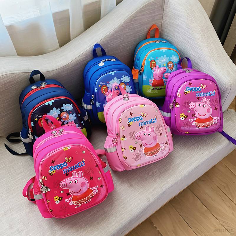 Kira Peppa Pig Backpack Cartoon kids Kindergarten for boys and girls