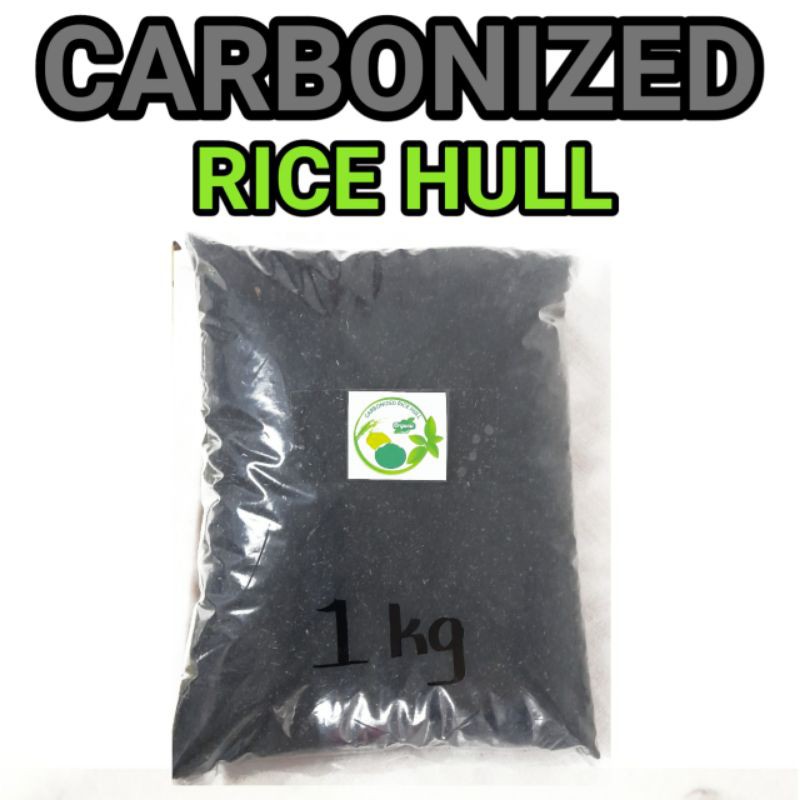 1 kilo CARBONIZED RICE HULL | Shopee Philippines